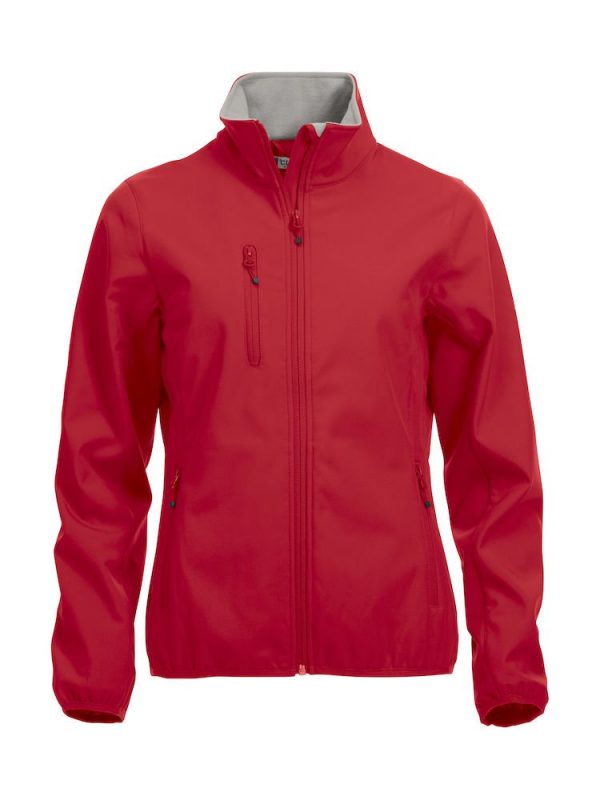 Softshell Jas Dames 020915 Clique rood
