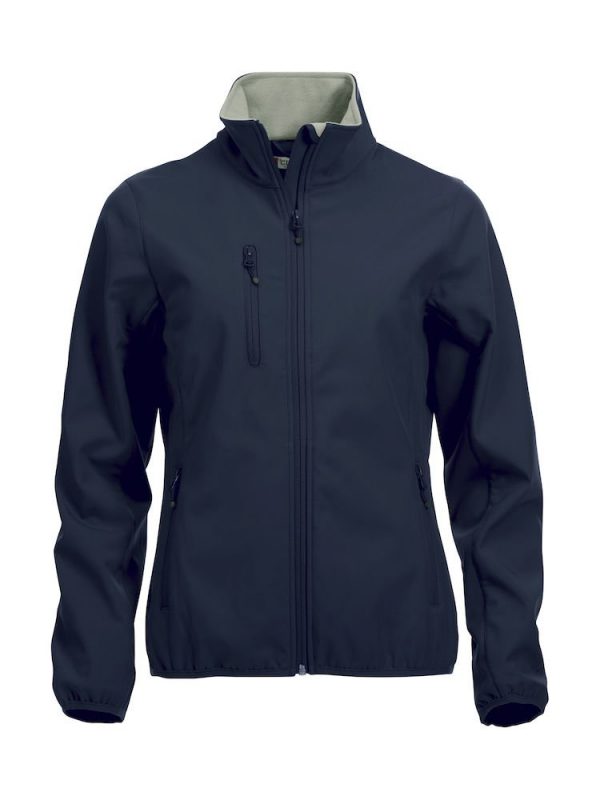 Softshell Jas Dames 020915 Clique navy donkerblauw