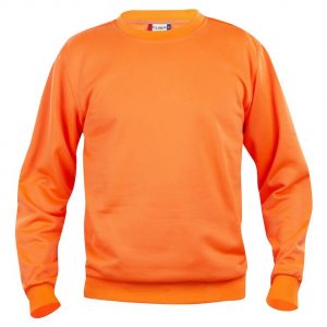 Basic sweater Clique 021030 signaal oranje