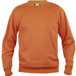 Basic sweater Clique 021030 diep oranje