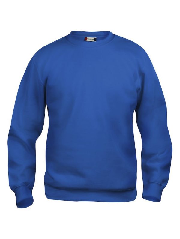Basic sweater Clique 021030 kobalt blauw