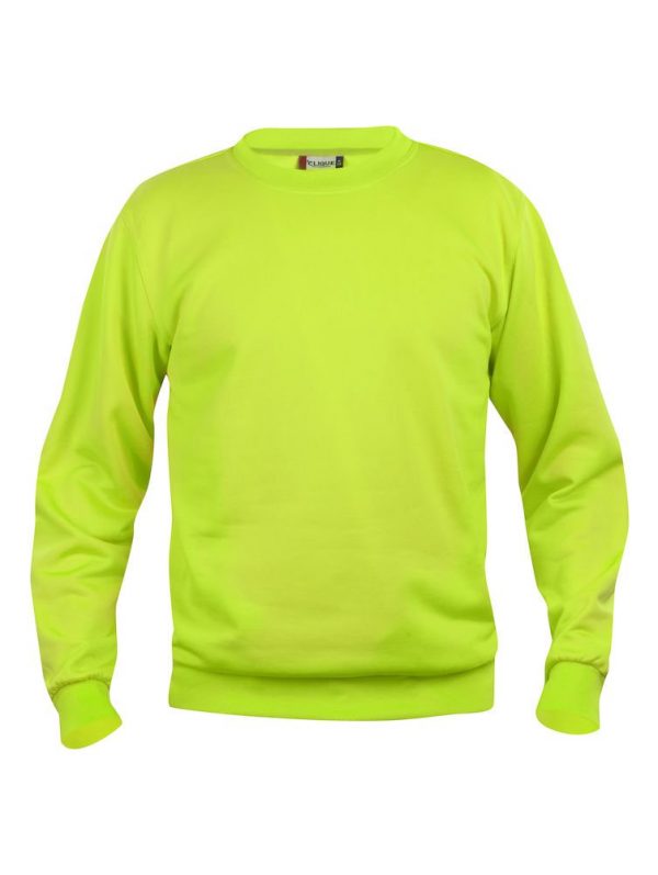 Basic sweater Clique 021030 signaal groen