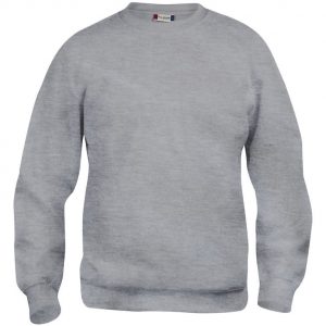 Basic sweater Clique 021030 grijs melange