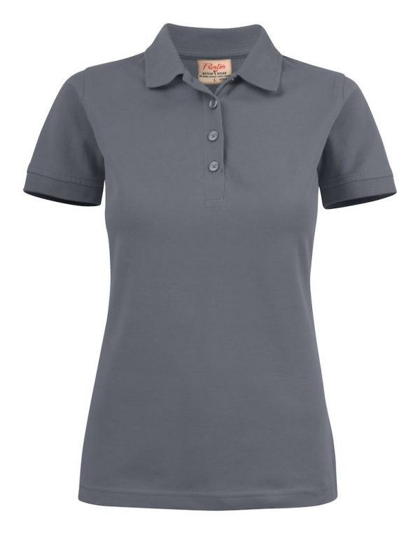 Surf Stretch Polo Dames 2265021 Printer staalgrijs