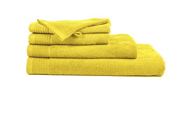 borduren goedkope handdoeken 450 grams geel