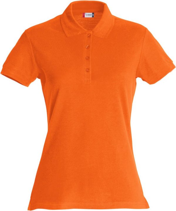 Basic Polo Dames 028231 oranje