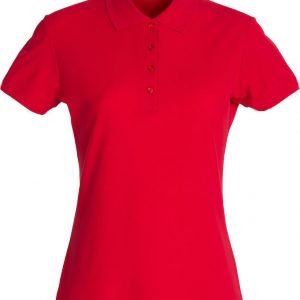 Basic Polo Dames 028231 rood