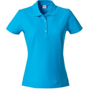 Basic Polo Dames 028231 turquoise
