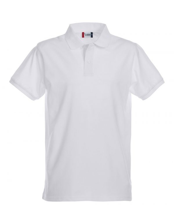 Stretch polo 028240 heren wit