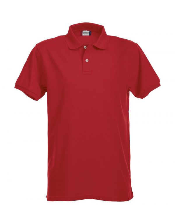 Stretch polo 028240 heren rood