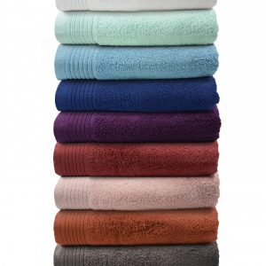 Luxe handdoek douchelaken 70 x 140 borduren met Naam Tekst Logo