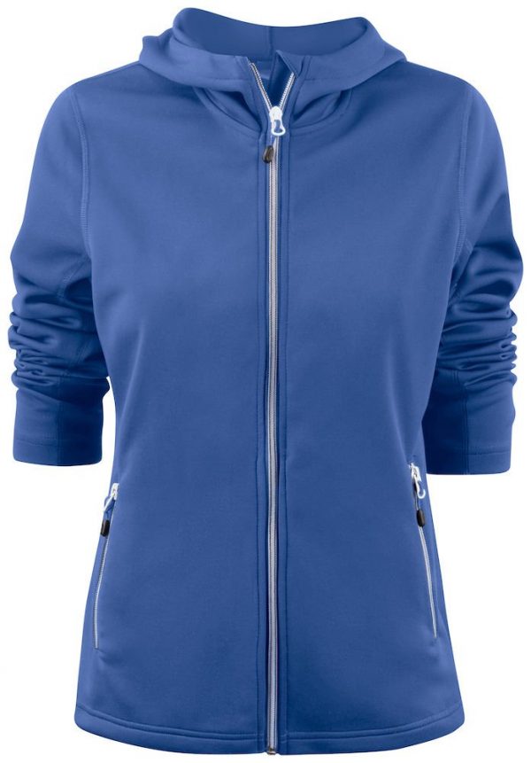 Layback Sport Vest met Capuchon Dames 2262057 Printer blauw