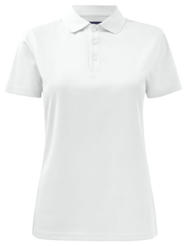 Polo polyester dames ProJob 2041 wit
